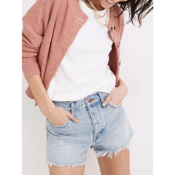 Madewell Pants - Madewell Relaxed Denim Shorts 25
